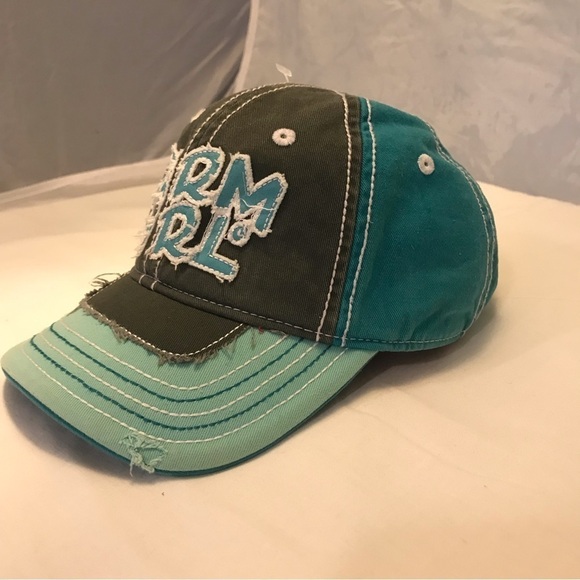 J. America / Farm Girl Adjustable Distressed Girl's Cap - Picture 6 of 16